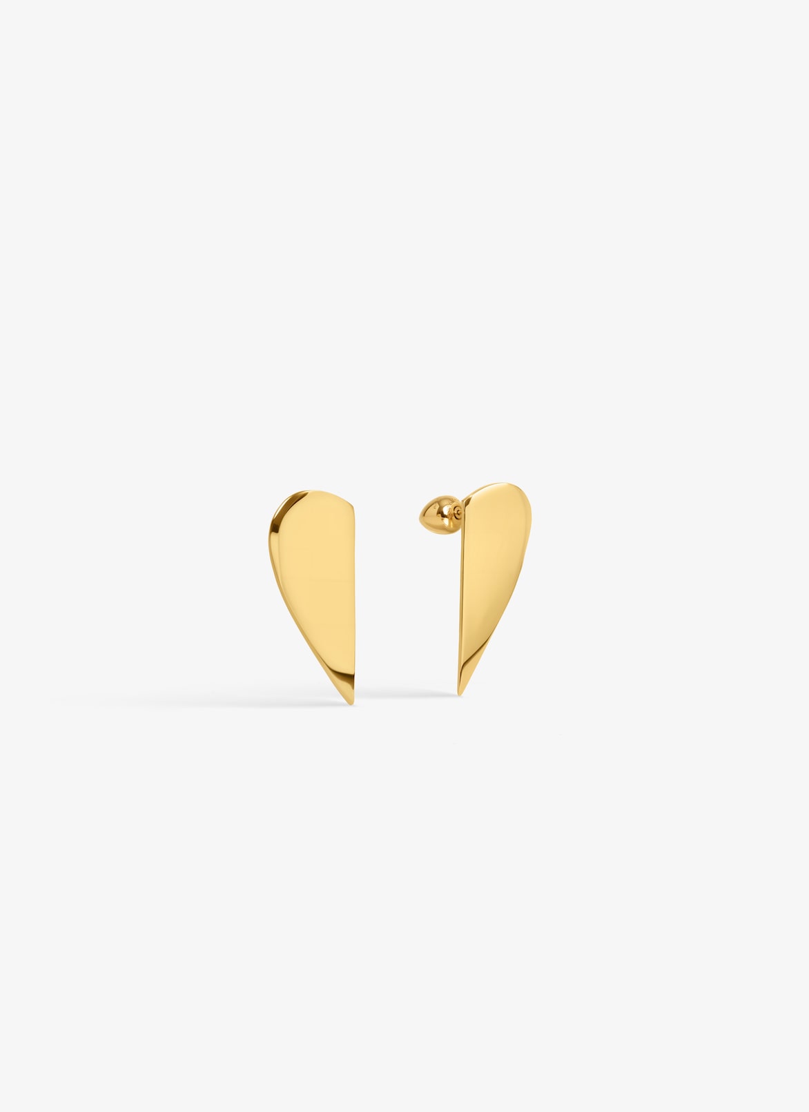 DEMI-CŒUR EARRINGS ALAÏA GOLD DEMI-CŒUR EARRINGS